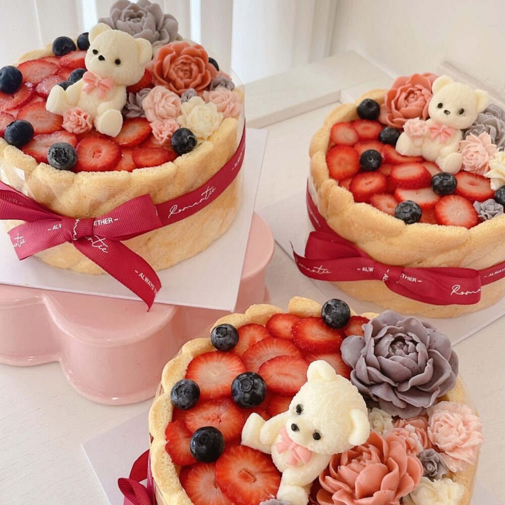 熊抱莓果．茶香療癒蛋糕