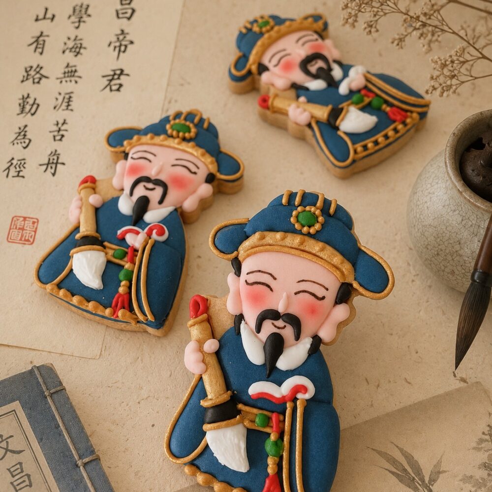 🎓文昌帝君彩繪糖霜餅乾-新手基礎班